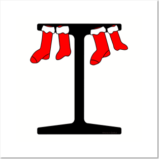 I-Beam Christmas Stockings Posters and Art